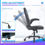 Sedia da ufficio ergonomica girevole in pelle PU con supporto lombare, sedia da gaming per computer