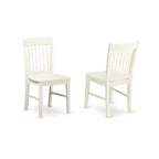 Set da tavolo da pranzo moderno di 6 pezzi bianco lino