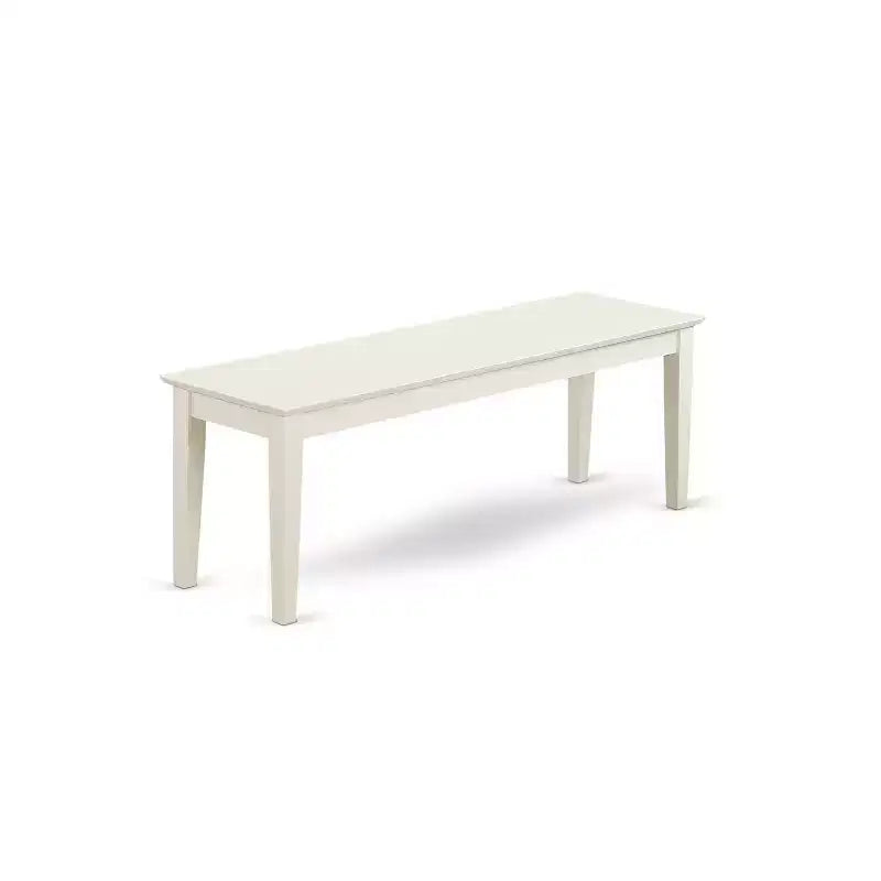 Set da tavolo da pranzo moderno di 6 pezzi bianco lino
