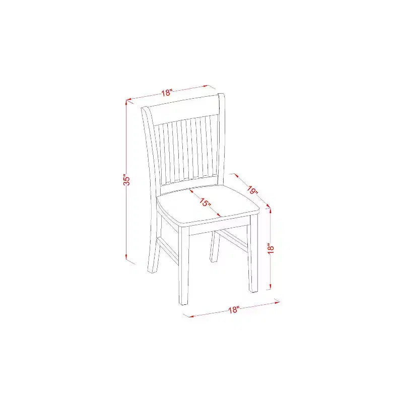 Set da tavolo da pranzo moderno di 6 pezzi bianco lino