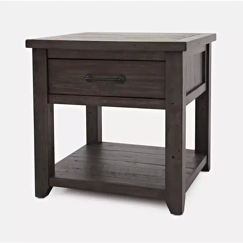 Tavolino Harris Country Rustic in legno di pino di recupero