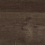 Letto matrimoniale con pannelli in legno marrone rustico