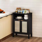 Credenza Buffet con Mobile Contenitore, Mobile Accento Moderno con Scaffale Regolabile Mobile Bar