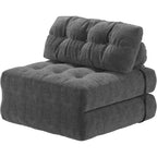Divano letto pieghevole, Futon convertibile in poltrona letto, Futon trasformabile, Materasso pieghevole con supporto per la schiena, Divano pieghevole portatile, Singolo