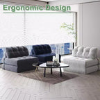 Divano letto pieghevole, Futon convertibile in poltrona letto, Futon trasformabile, Materasso pieghevole con supporto per la schiena, Divano pieghevole portatile, Singolo