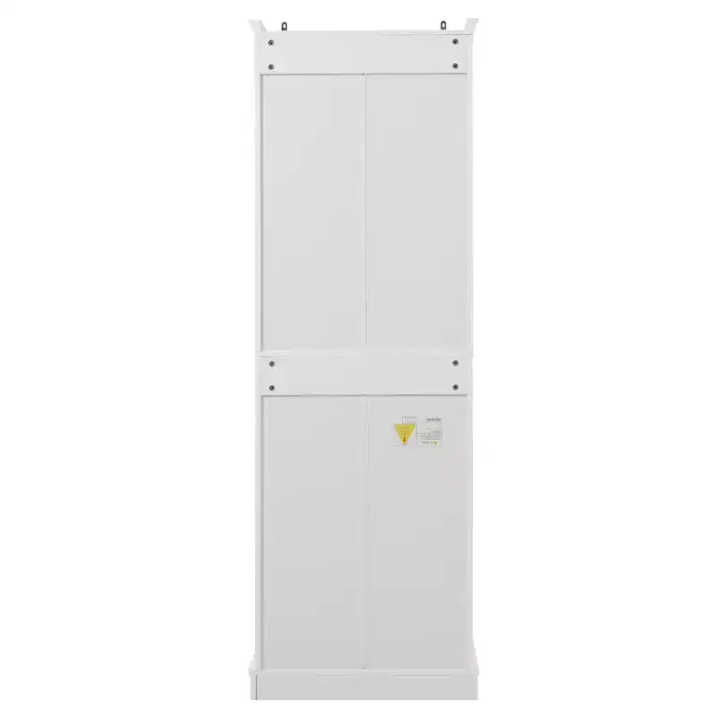 Mobiletto da Bagno Indipendente con Cassetto, Ripiani Regolabili, Ante con Cerniere Ammortizzate, Finitura Verniciata Durevole, Bianco - ModernLuxe