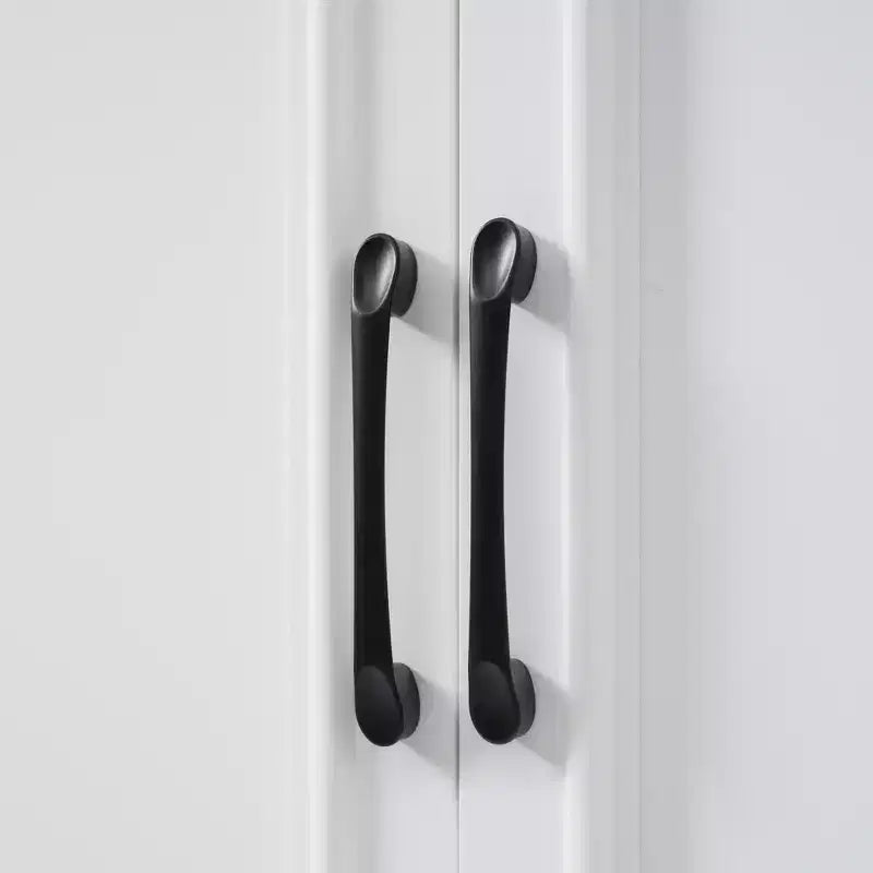 Mobiletto da Bagno Indipendente con Cassetto, Ripiani Regolabili, Ante con Cerniere Ammortizzate, Finitura Verniciata Durevole, Bianco - ModernLuxe