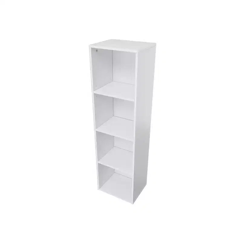 Libreria Etagere in legno alta 41,93 pollici con 4 ripiani regolabili