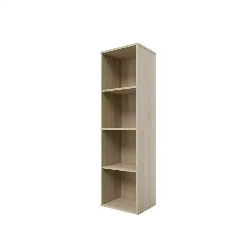 Libreria Etagere in legno alta 41,93 pollici con 4 ripiani regolabili