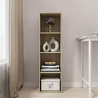 Libreria Etagere in legno alta 41,93 pollici con 4 ripiani regolabili