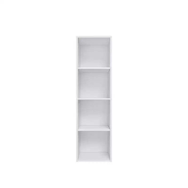 Libreria Etagere in legno alta 41,93 pollici con 4 ripiani regolabili