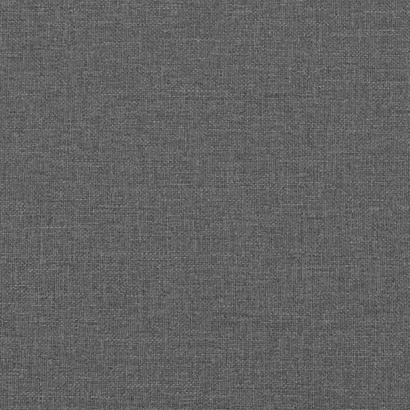 Divano 3 Posti Grigio Scuro Tessuto 100% Poliestere, Metallo, Textilene, Schiuma