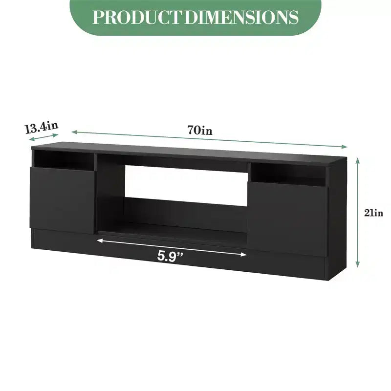 Mobile porta TV moderno con illuminazione a LED, dotato di armadietti e mensole, adatto per camere da letto e soggiorni.