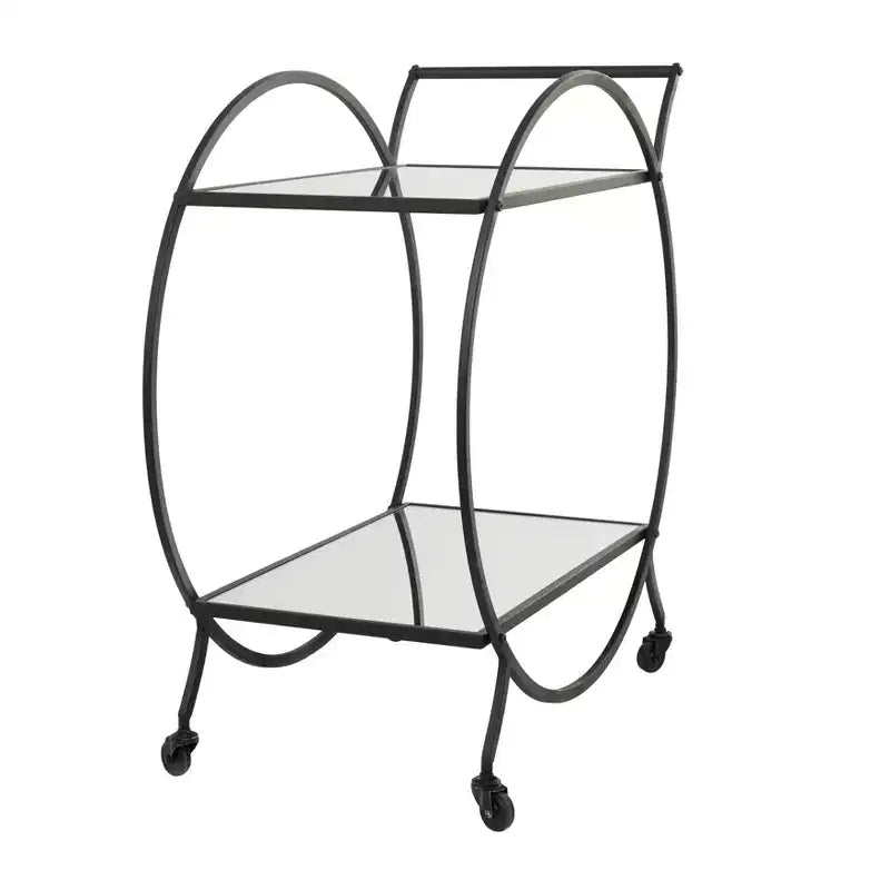 Carrello da bar Glam Metal contemporaneo - Olivia & May