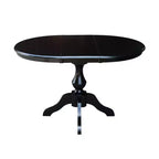 36 Kent Round Top Pedestal Dining Table with 12 Leaf - International Concepts